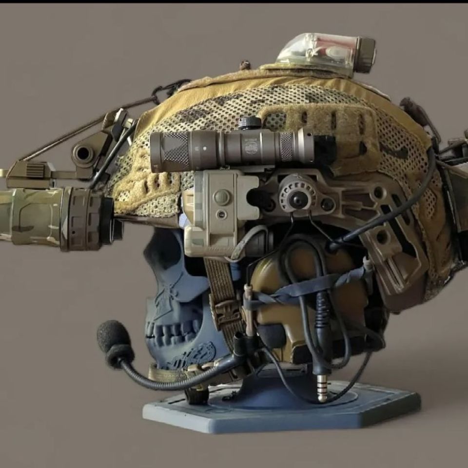 Image 3 - Skull Tactical Helmet Stand Shipped