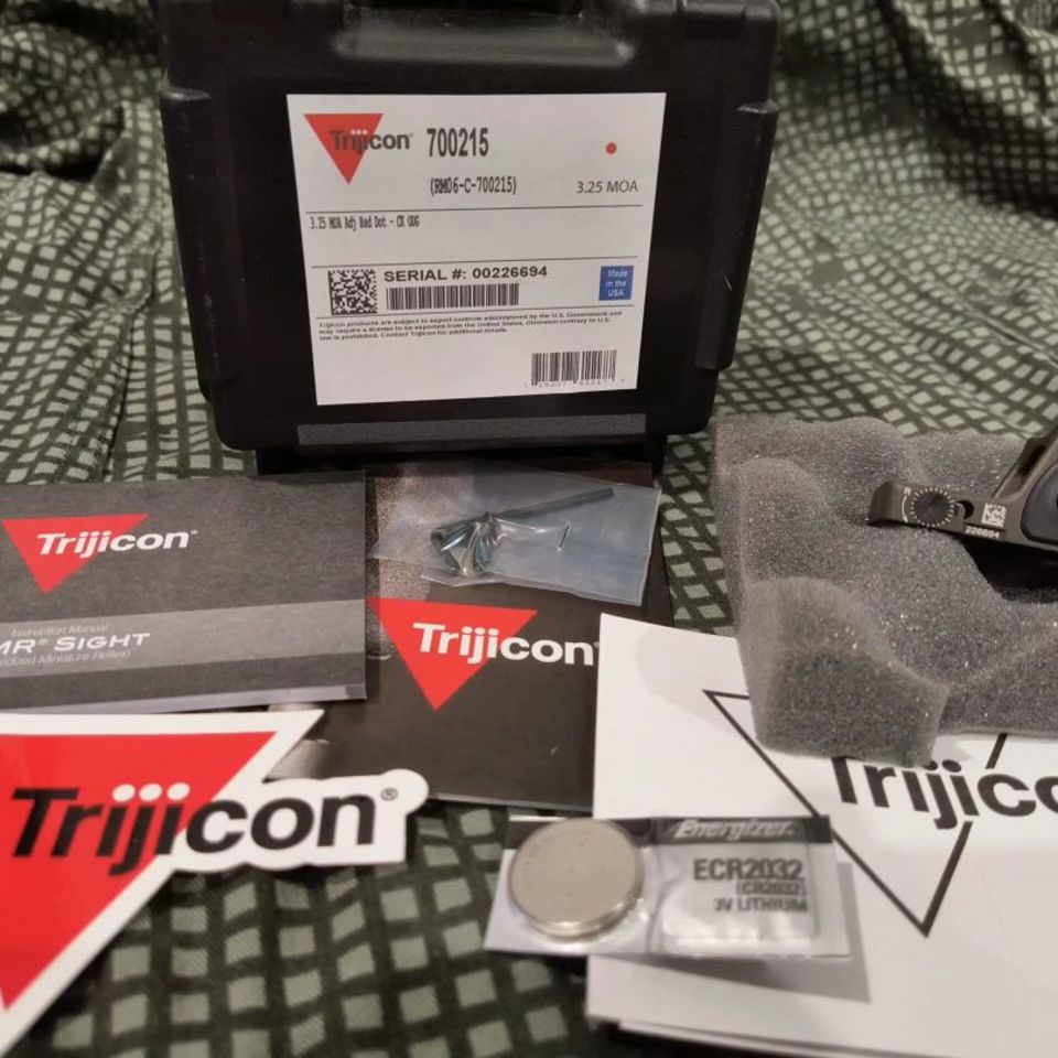 Image 1 - Trijicon 3.25 Adj Red RMR ODG