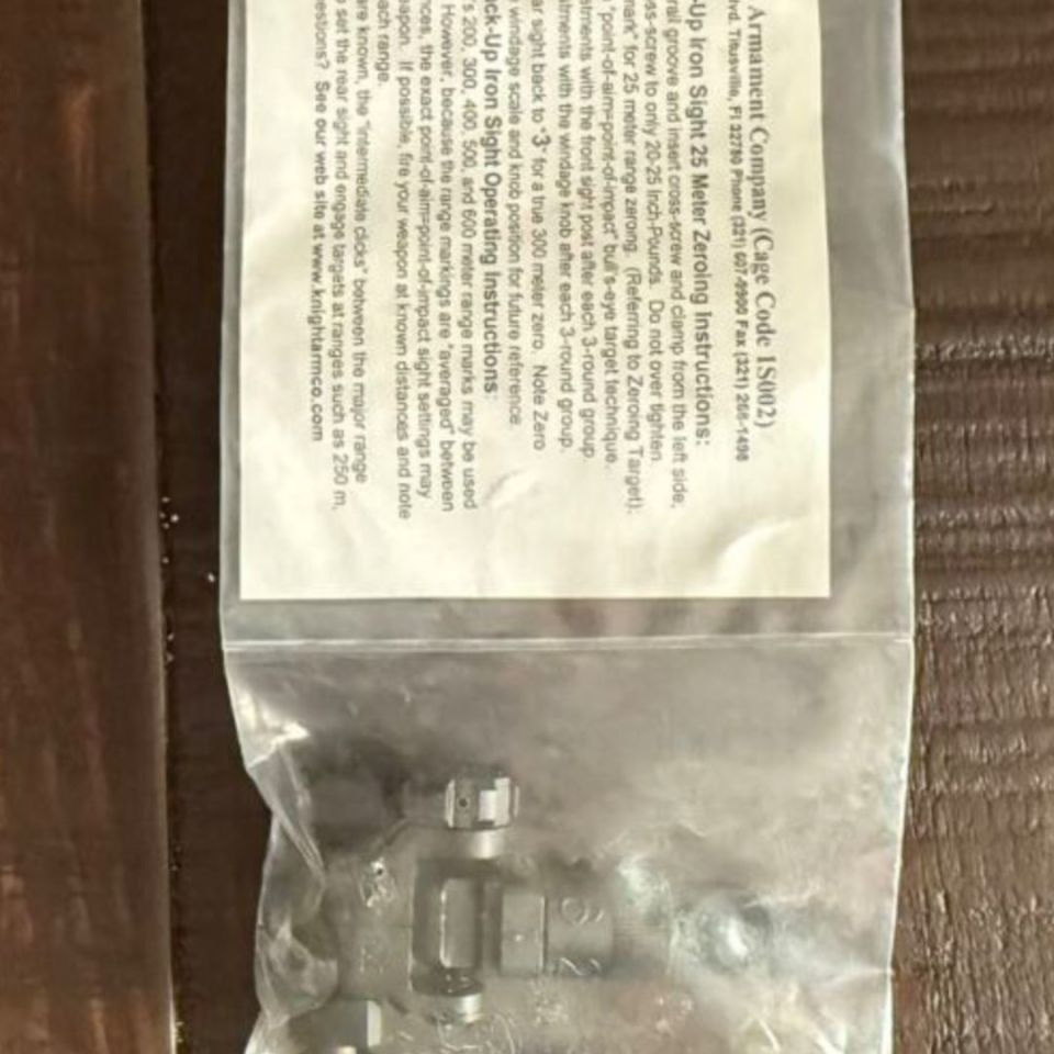 Image 1 - Knights Armament Rear Sight