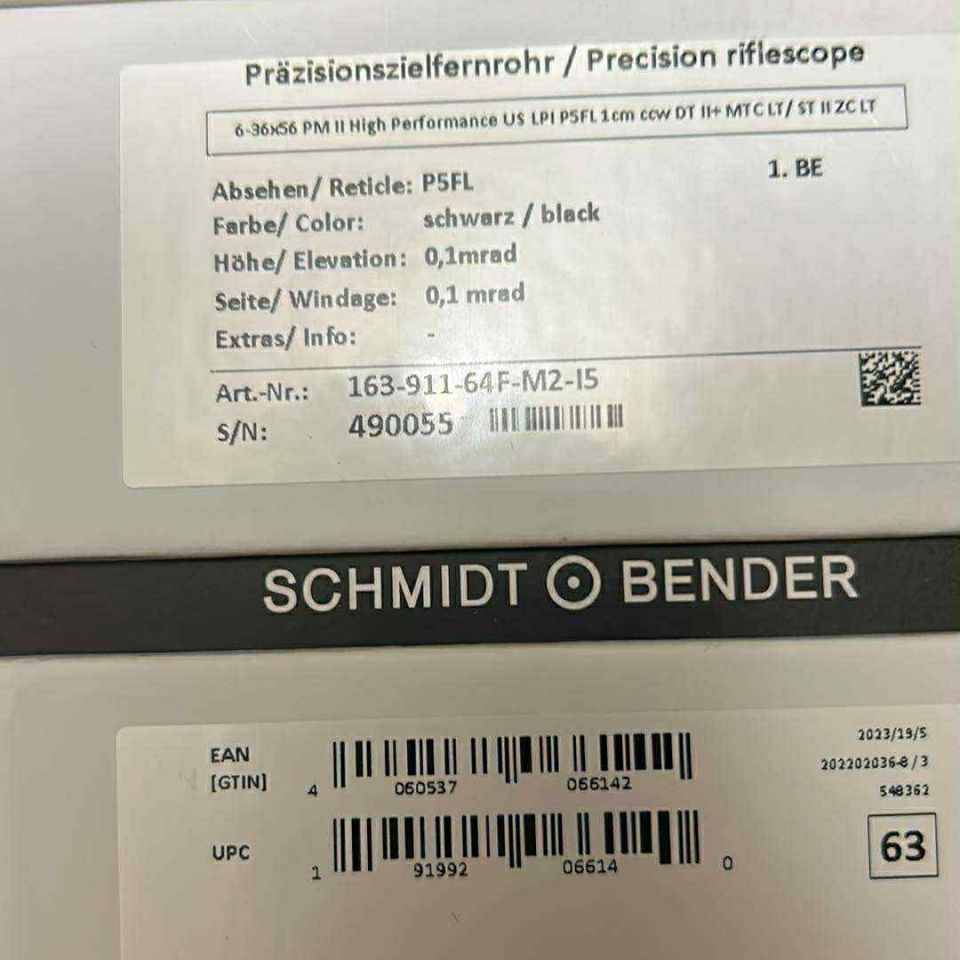 Image 2 - S&B PMII 6-36 P5FL w/ NF mount