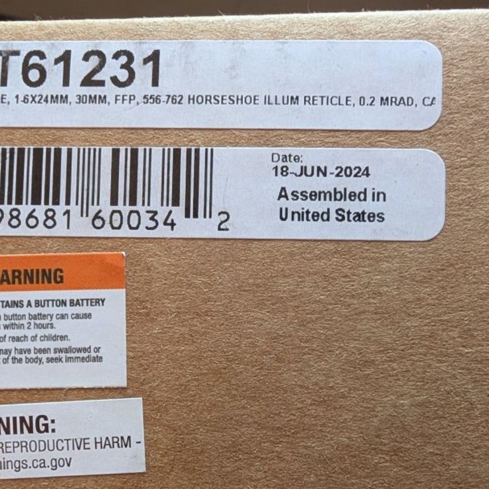 Image 3 - Sig Tango6T 1-6x24 FFP MRAD 