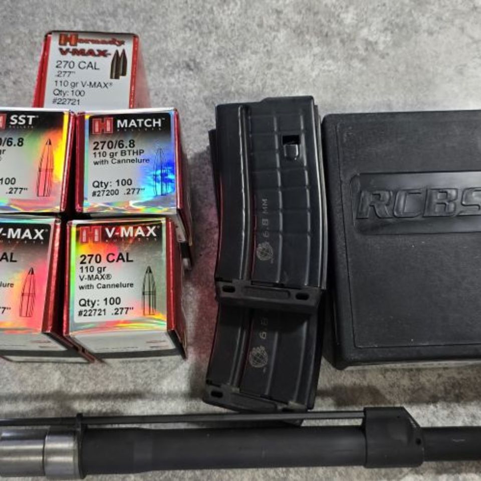 Image 1 -  LMT 224valk and 6.8spc barrel