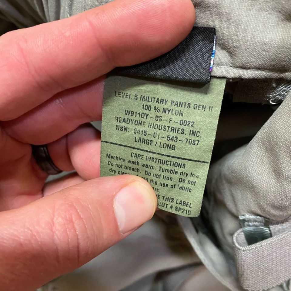 Image 4 - L/L ECWCS puffy pants super warm 