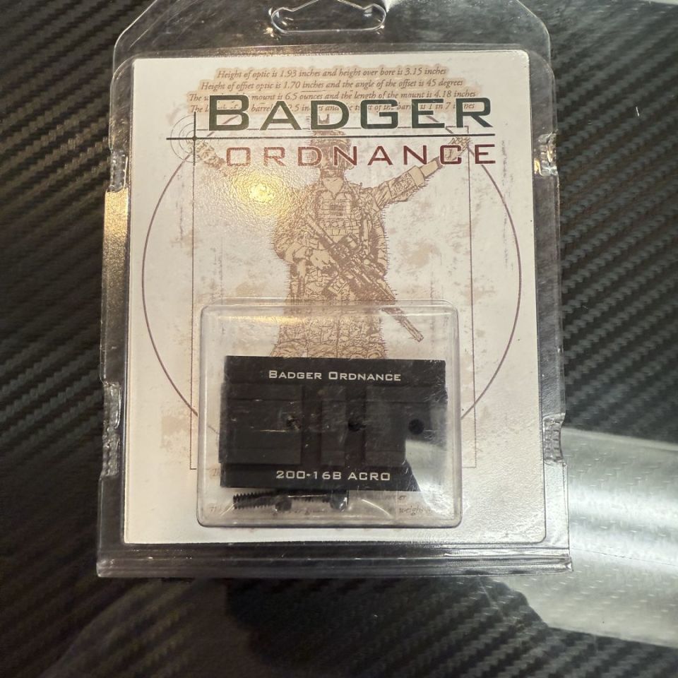 Image 1 - Badger Comm J-Arm Acro Black