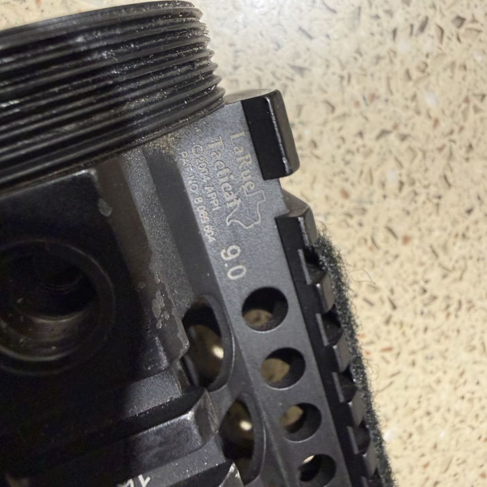 Image 2 - Larue 9 Quad Rail Old Logo