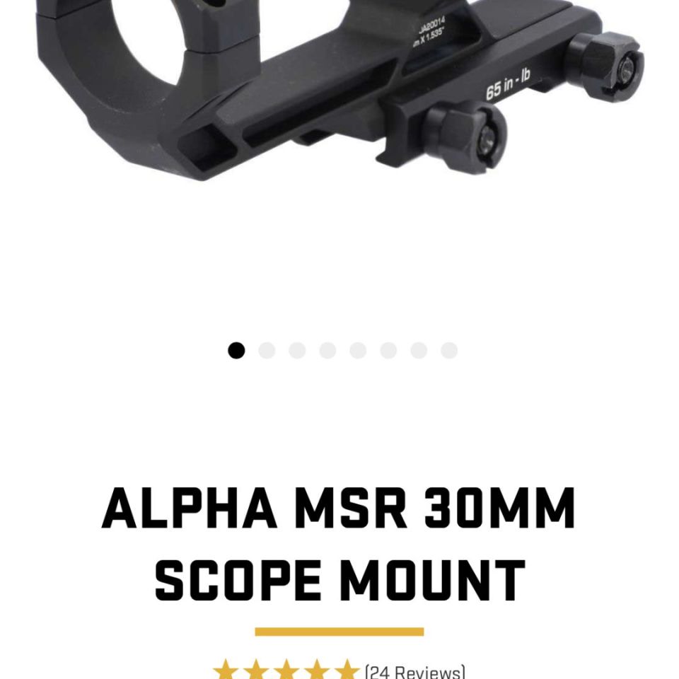 Image 5 - Riton 1-8x24 lovo & sig mount 