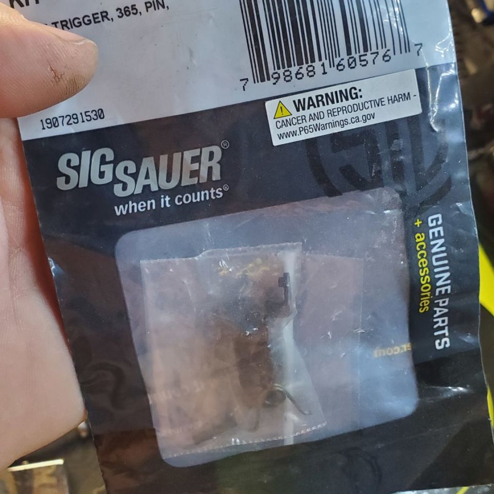 Image 1 - Sig 365  flat trigger assembly