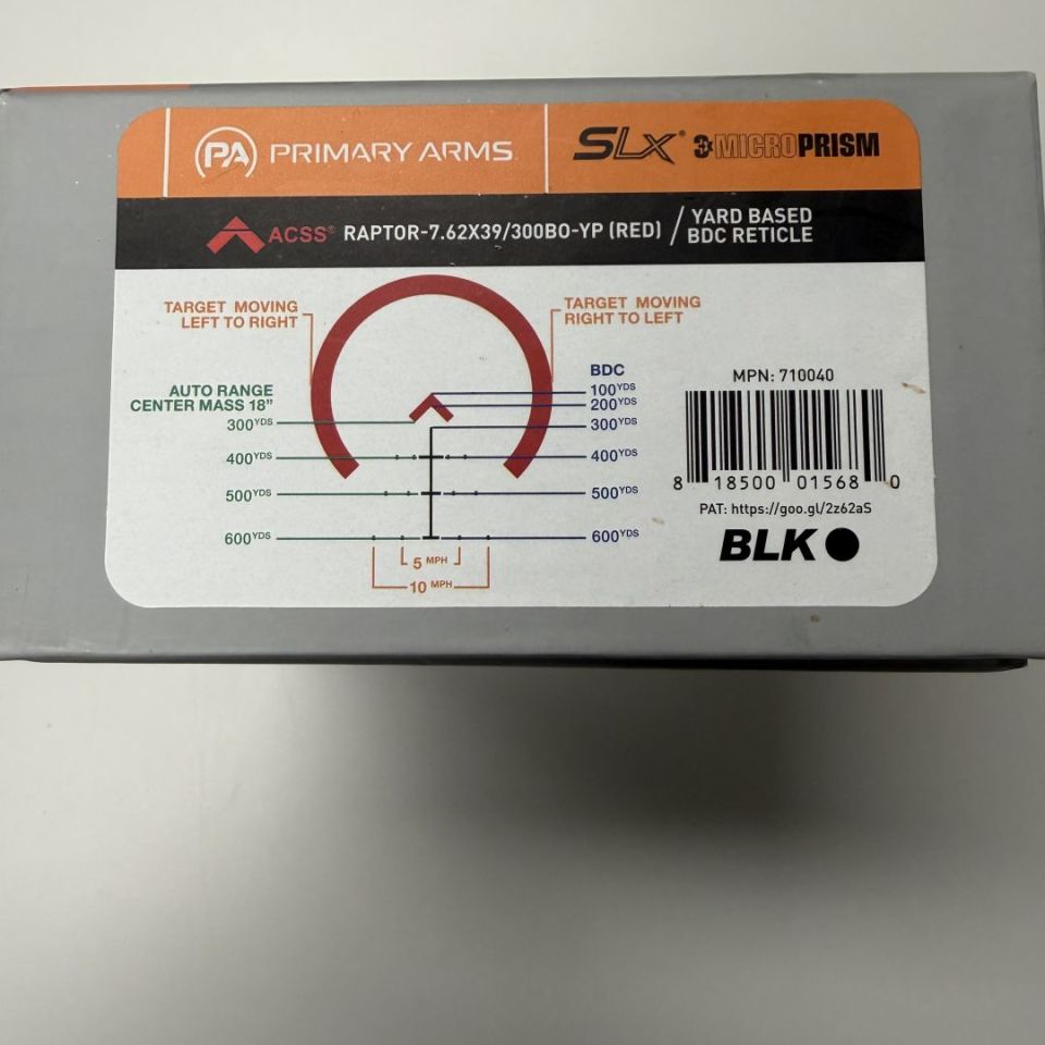 Image 3 - Primary Arms SLX 7.62X39/300BO