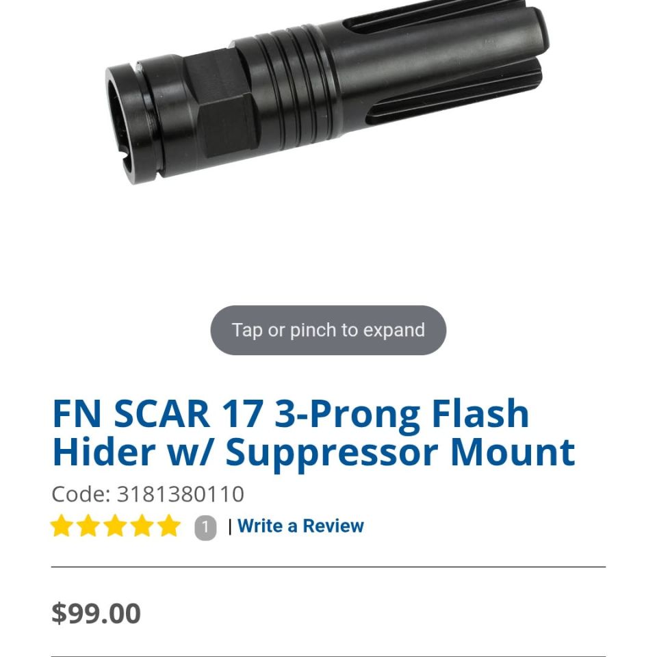 Image 2 - SCAR 17 flash hider