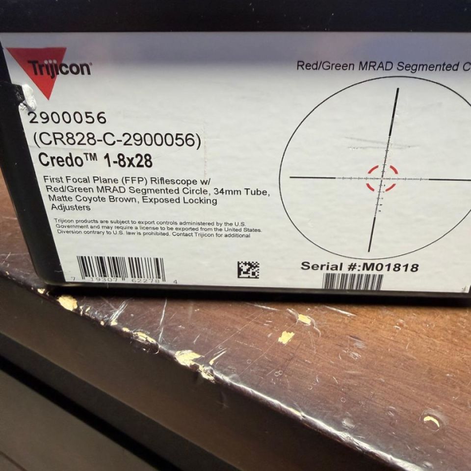 Image 3 - BNIB Trijicon Credo 1-8 Coyote