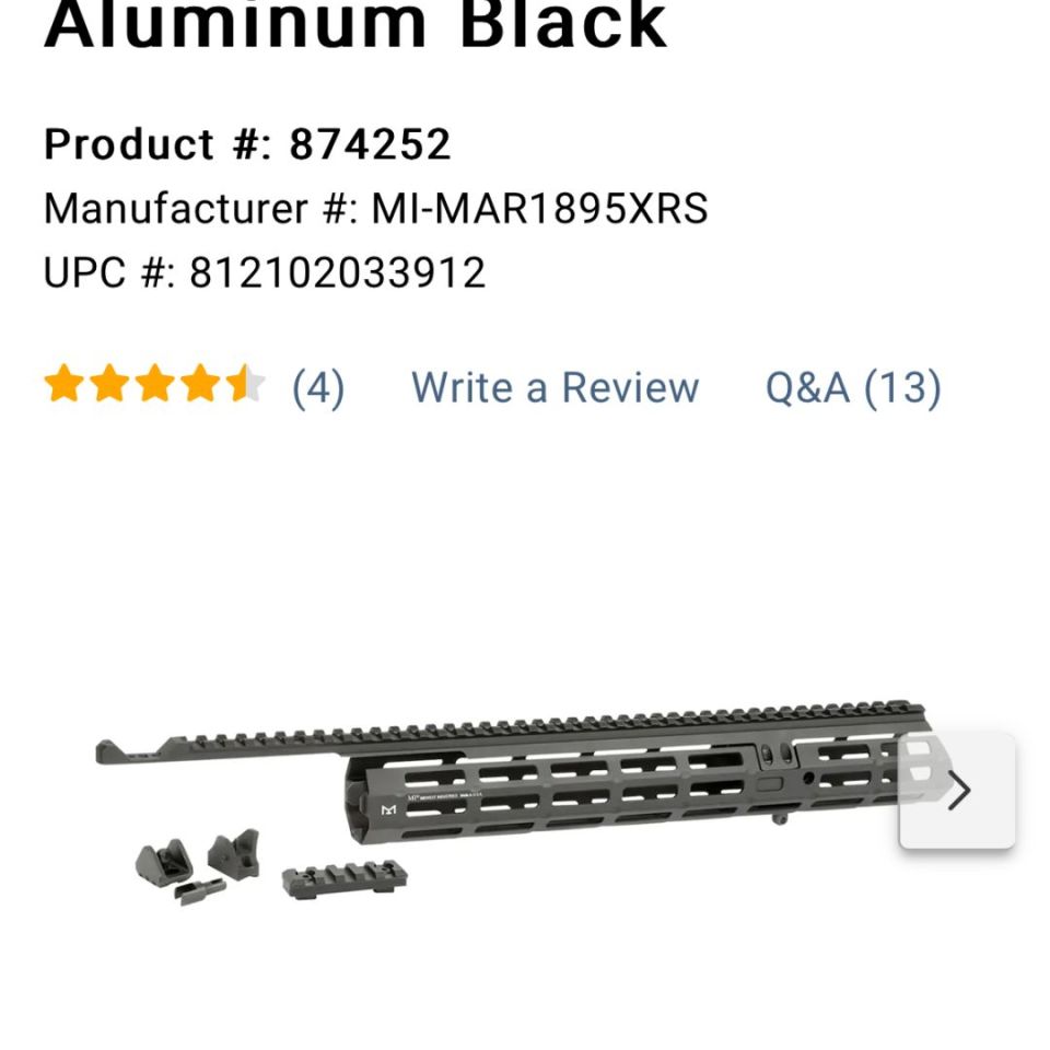 Image 3 - MI Marlin handguard 