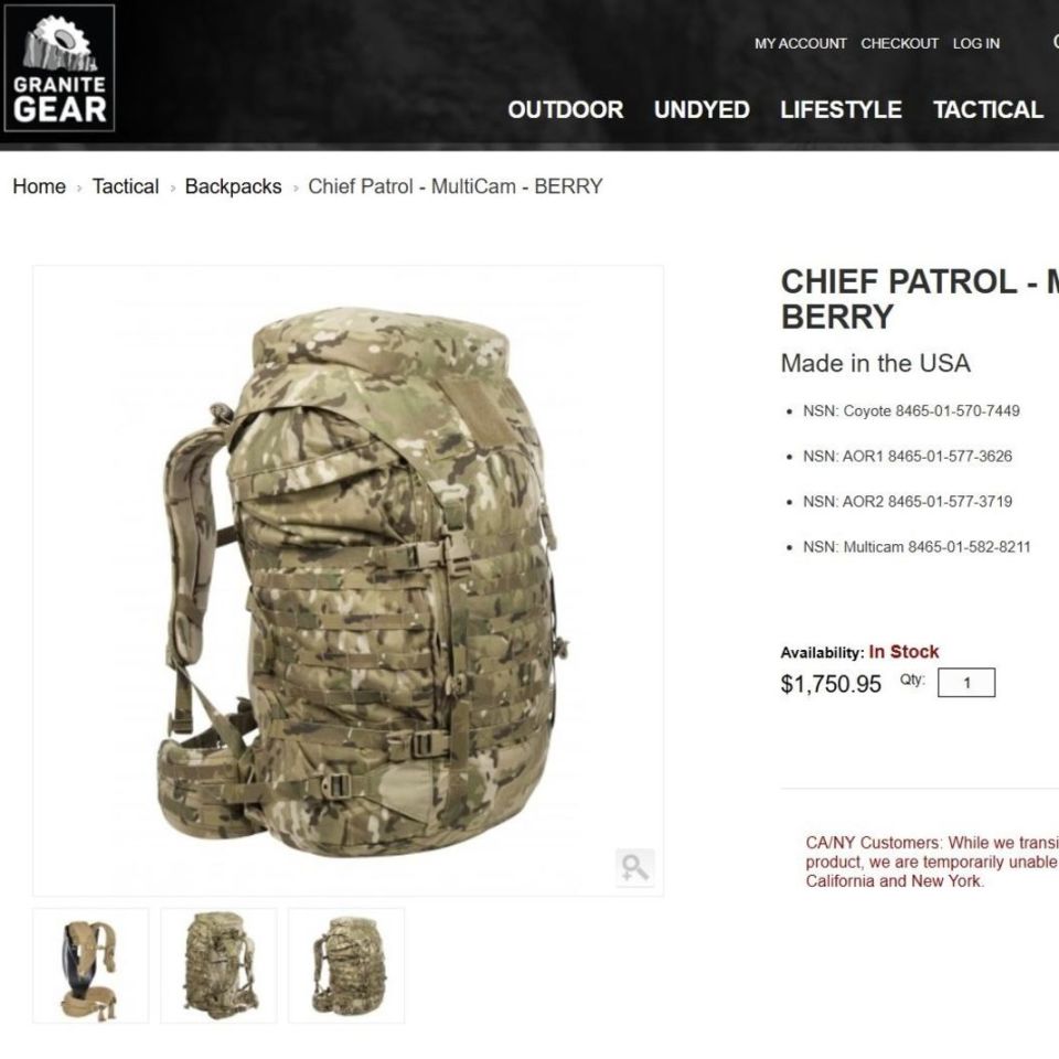 Image 9 - Granite Gear CHIEF Patrol Pack