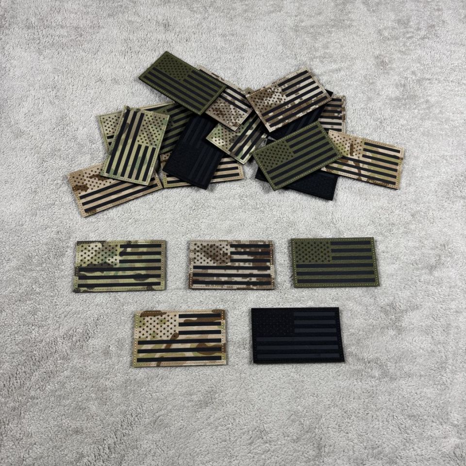 Image 1 - IR Reflective US Flag Patches