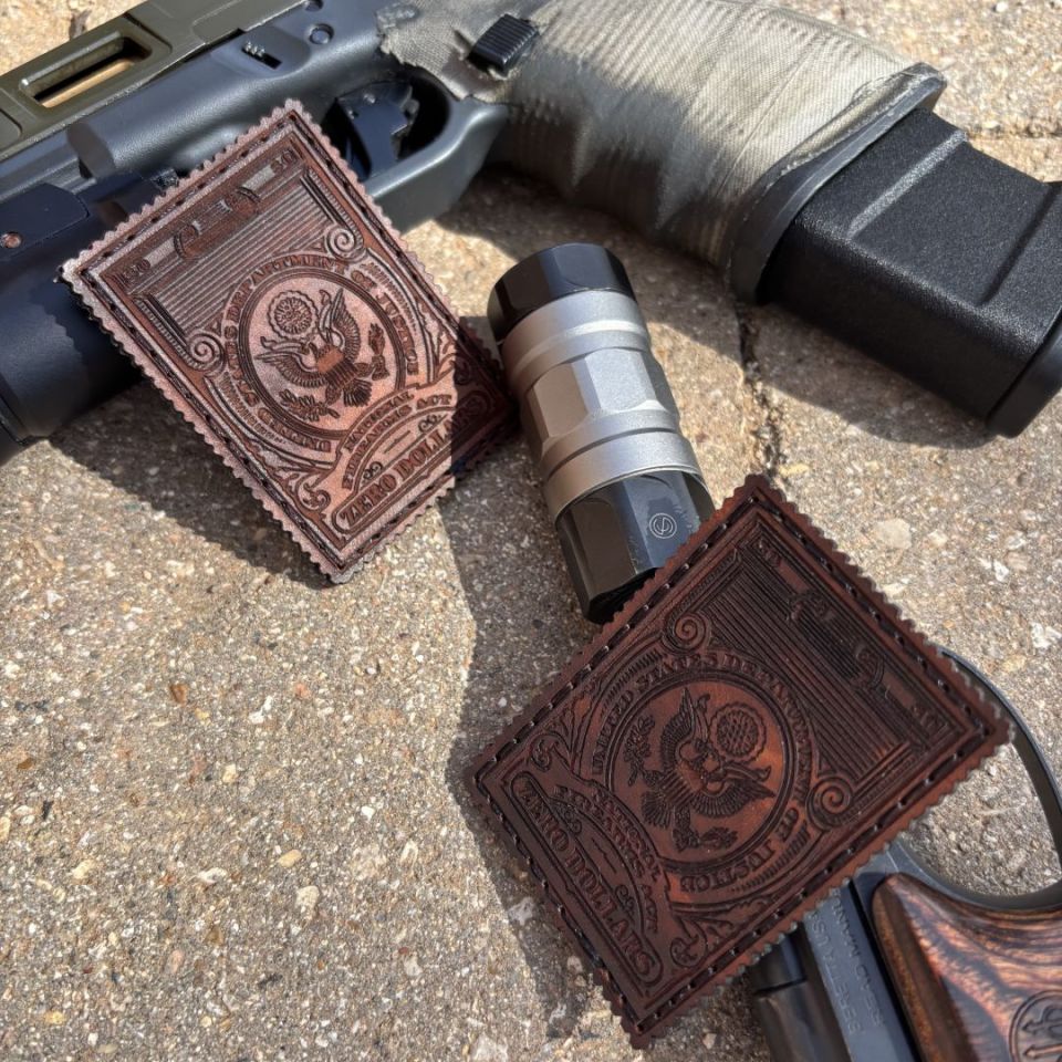 Image 3 - Leather Tax Stamp Velcro Patch