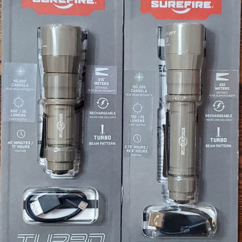 Image 1 - Surefire Turbo Handheld's Tan