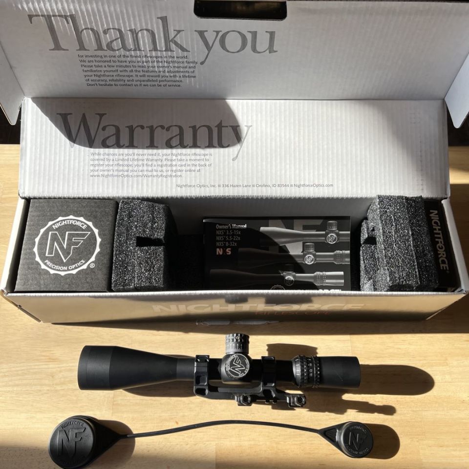 Image 1 - Nightforce NXS 3.3-15x50 MOAR