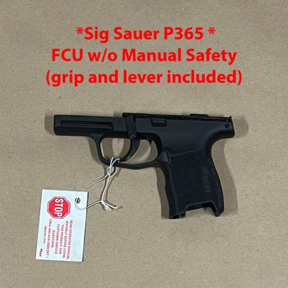 Image 1 - *ACTIVE* SIG OEM P365 FCU w/o manual safety, lower, frame, fire control unit