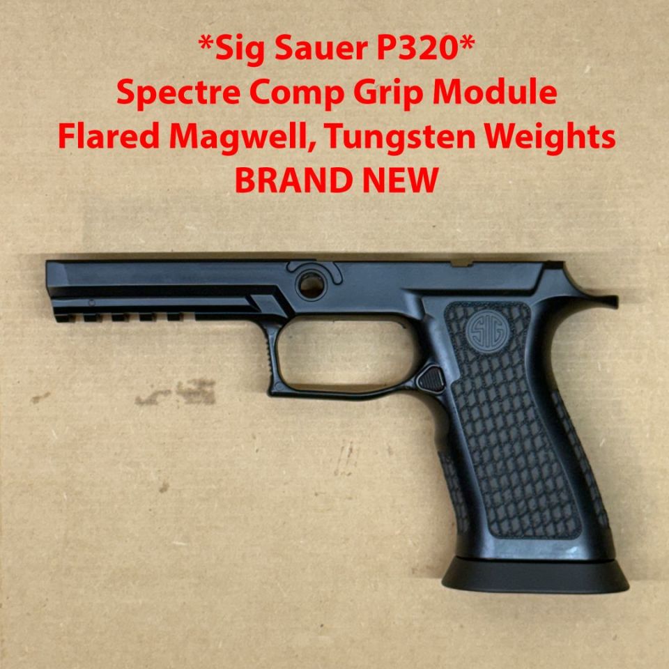 Image 1 - P320 SPECTRE COMP GRIP MODULE, lower, frame, fire control unit