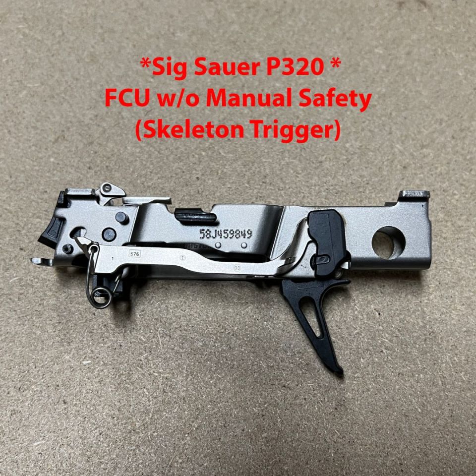 Image 1 - *ACTIVE* SIG OEM P320 FCU w/o manual, lower, frame, fire control unit
