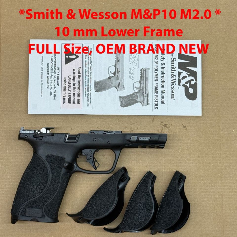 Image 1 - *ACTIVE* Smith and Wesson 10mm FULL Lower Frame, grip w/ Manual Safety