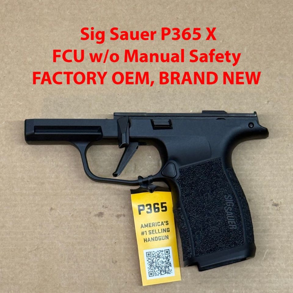 Image 1 - *ACTIVE* SIG OEM P365X FCU w/ X Grip, lower, frame, fire control unit