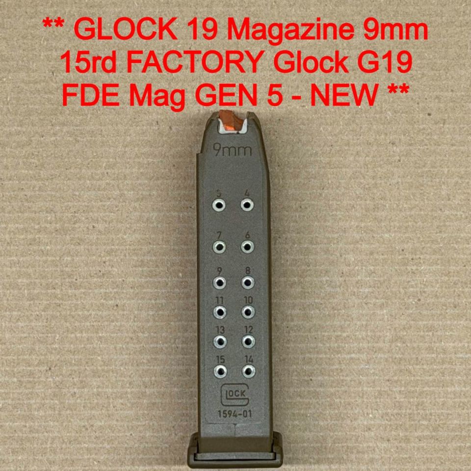 Image 1 - ACTIVE Glock 19 GEN 5 15rd Mag