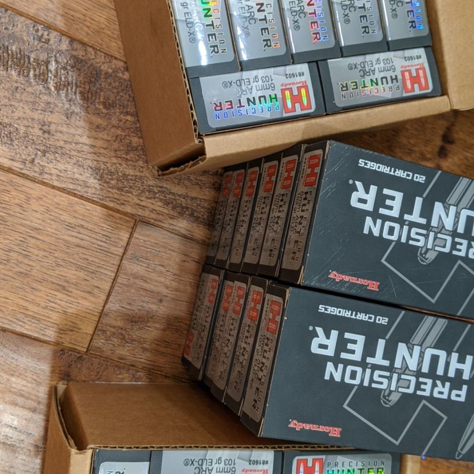 Image 1 - 6mm ARC Hornady 103gr eld-x 