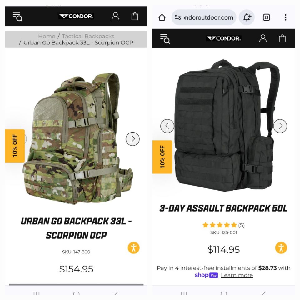 Image 3 - LC-1 Camo Alice Ruck sack 