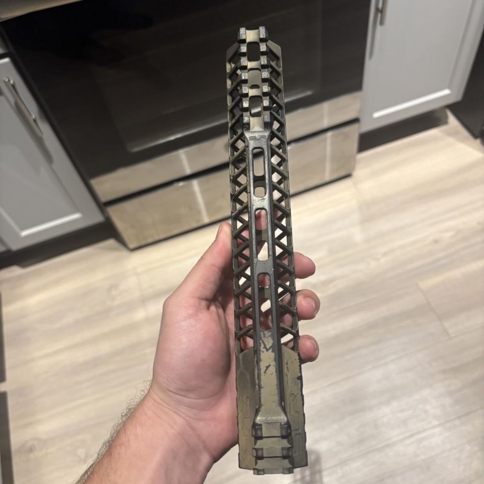 Image 3 - SLR 10.7" Helix MLOK Rail