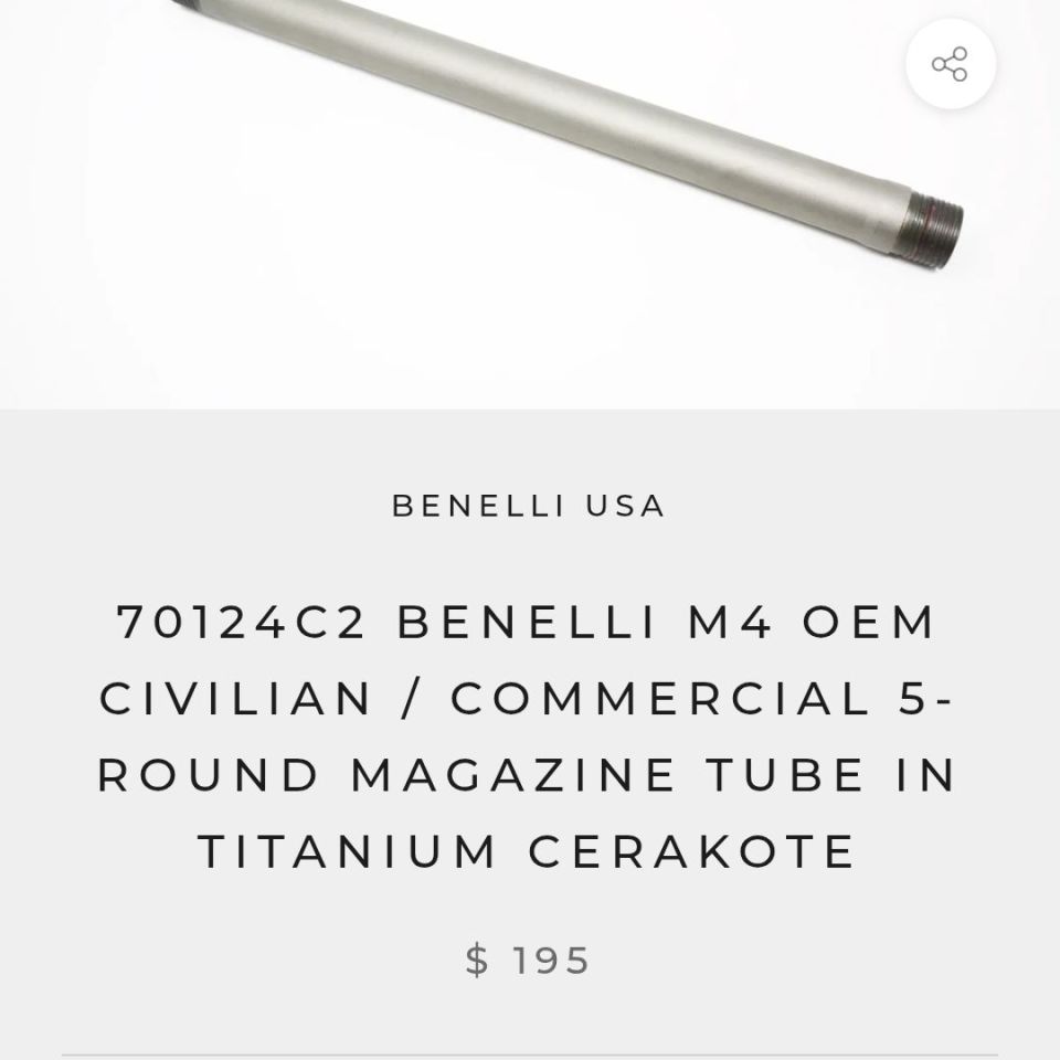 Image 2 - OEM Benelli M4 Magazine Assy. 