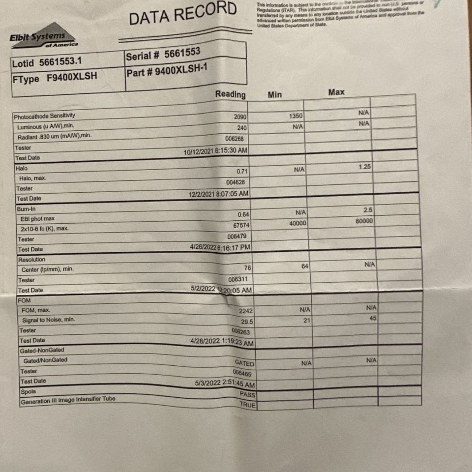 Image 3 - Night Vision White Dual Tubes 