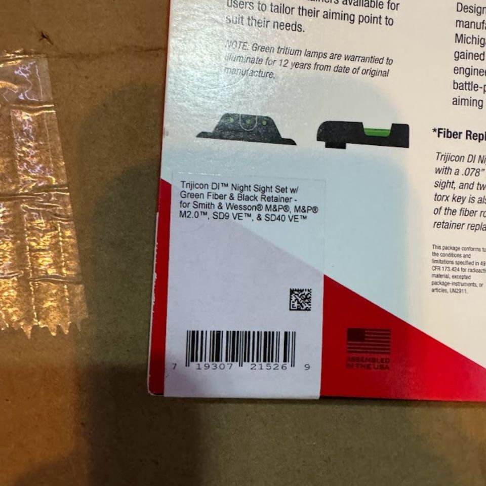 Image 3 - Trijicon Night Sights S&W M&P 