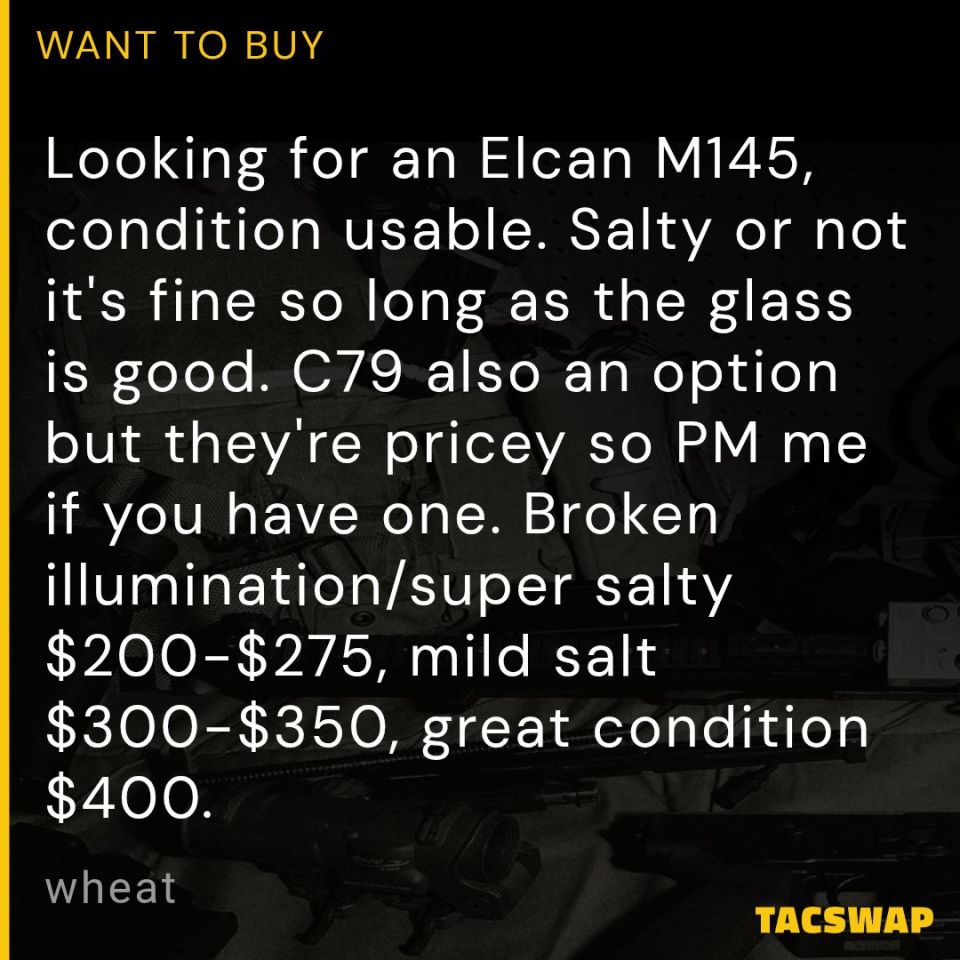 Image 1 - WTB: Elcan M145, C79