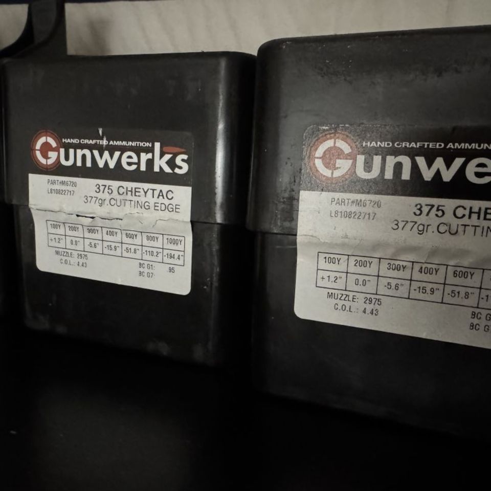Image 1 - 375 cheytac ammo 