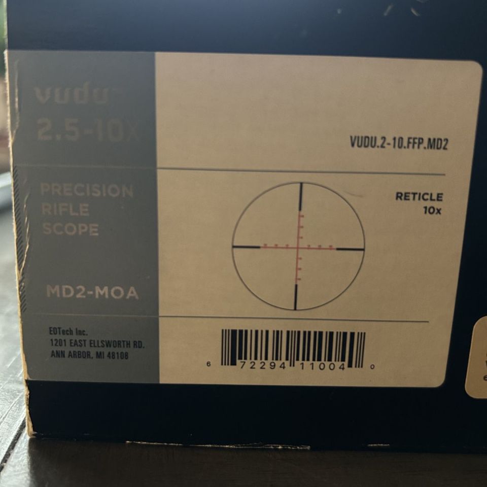 Image 3 - EOTECH VUDU 2.5-10 MOA W/MOUNT