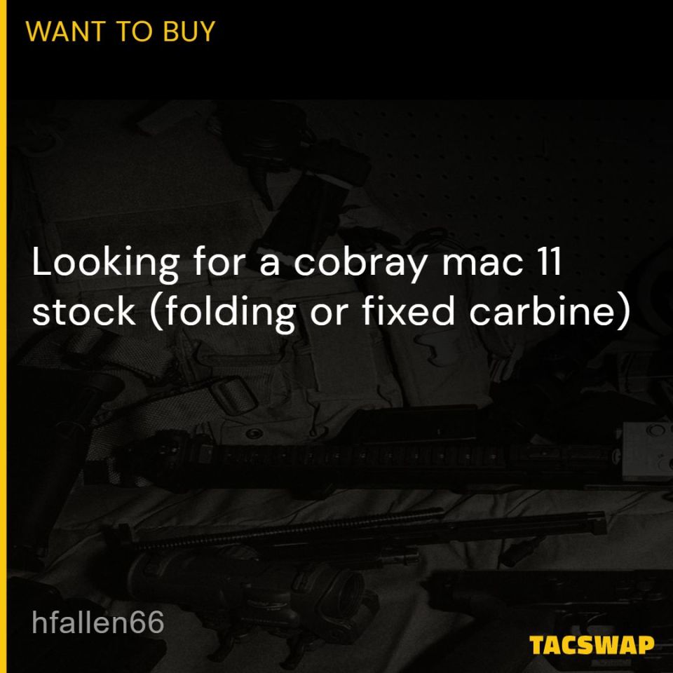 Image 1 - Cobray M11 stock
