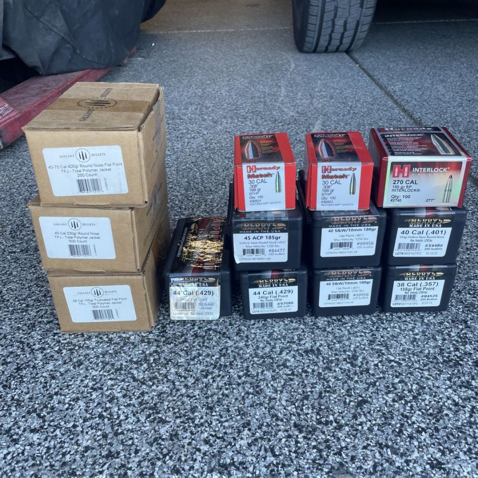 Image 1 - Misc caliber projectiles