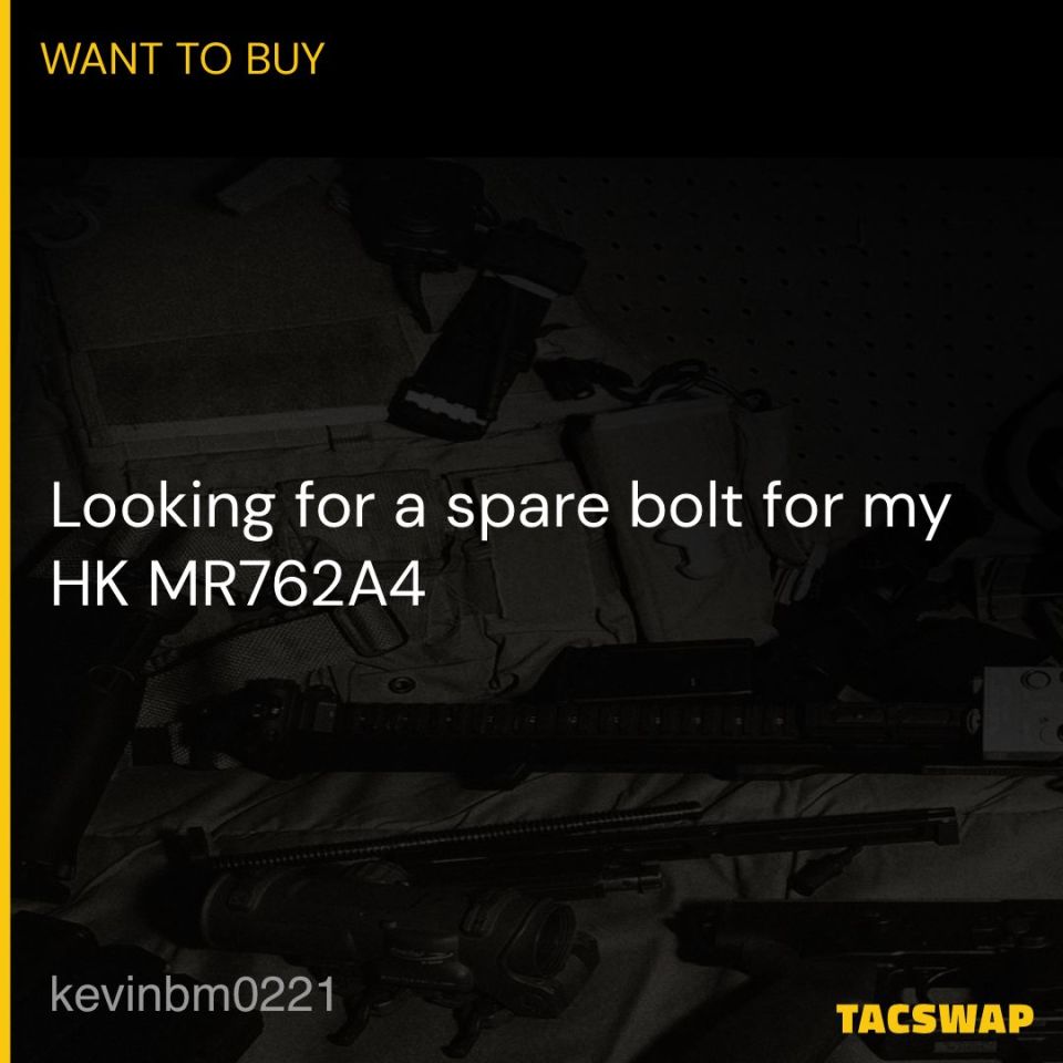 Image 1 - HK MR762A4 Bolt 
