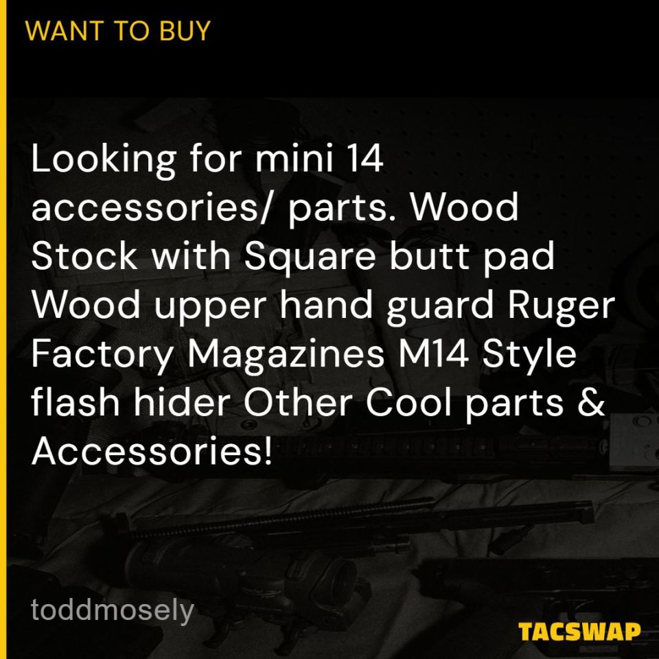 Image 1 - Mini 14 accessories/ parts