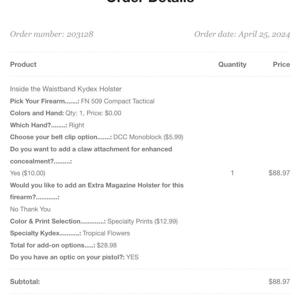 Image 3 - Muddy River Holster - FN 509