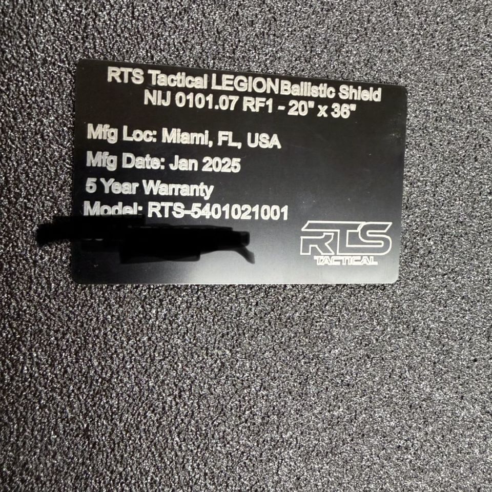 Image 3 - RTS LEGION Lvl III Shield