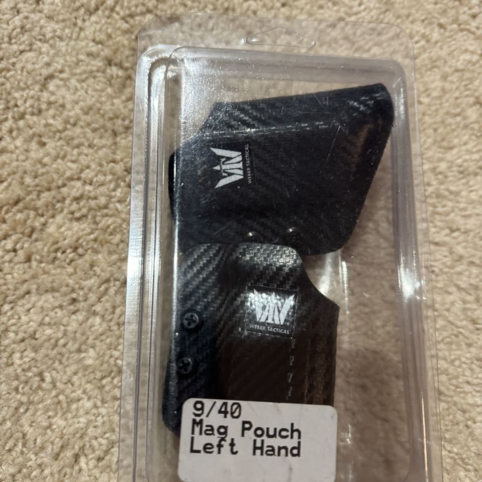 Image 1 - Weber Tactical 9mm 40 LH Double Stack Mag Pouches