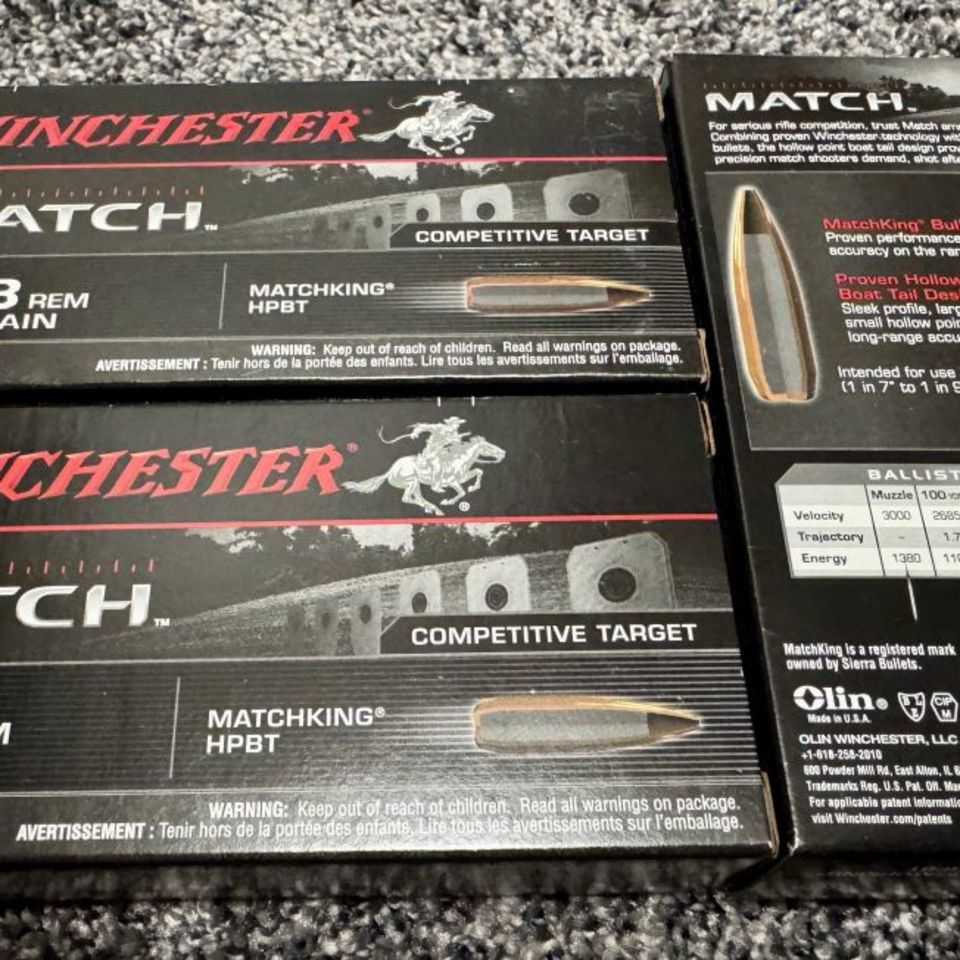 Image 2 - Winchester 223 69gr Match Ammo