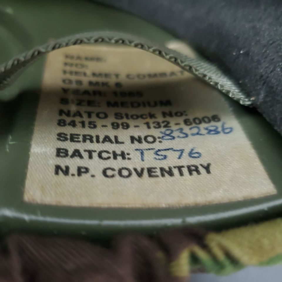 Image 4 - *MAKE OFFER* British Mk6 Helmet with cover 