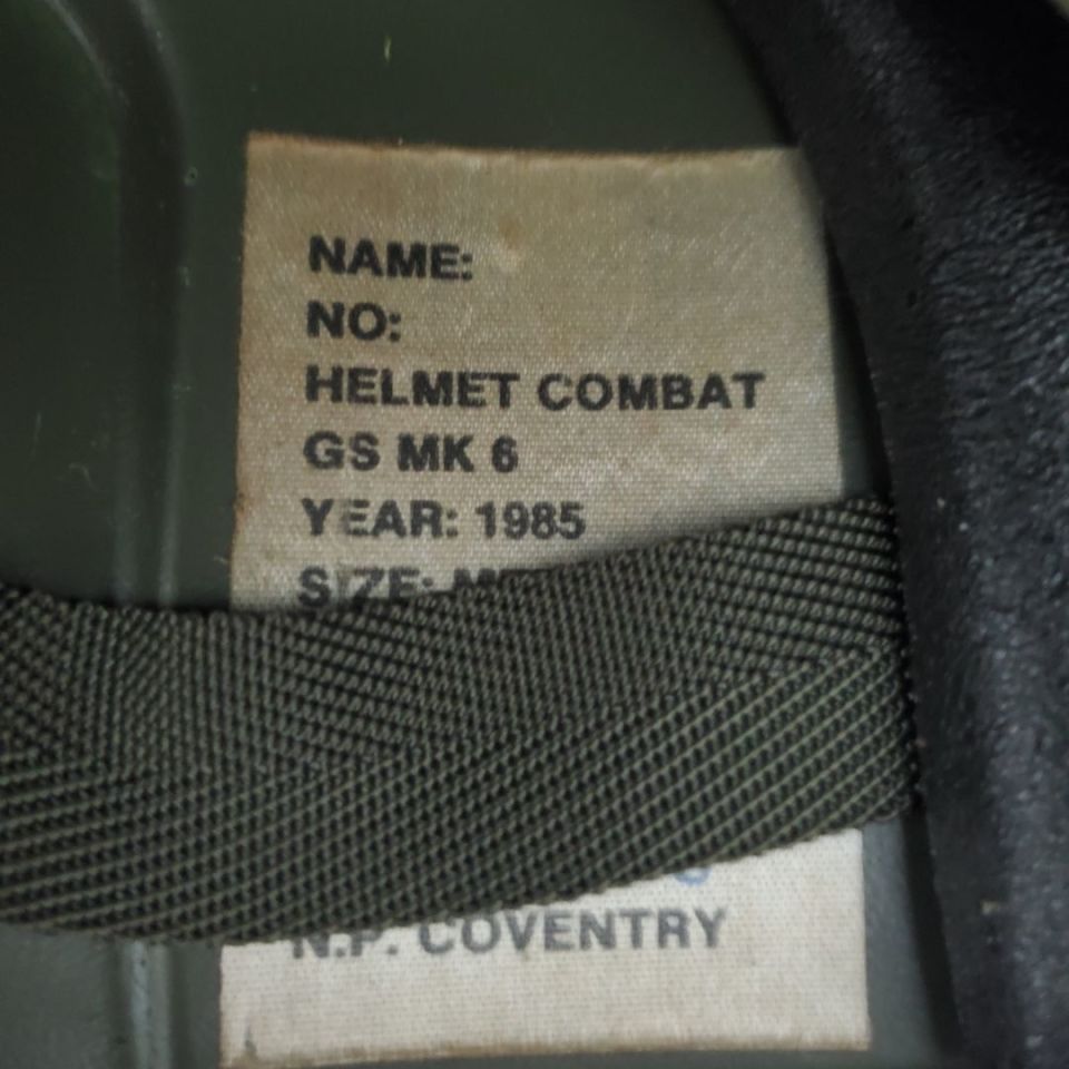 Image 5 - *MAKE OFFER* British Mk6 Helmet with cover 