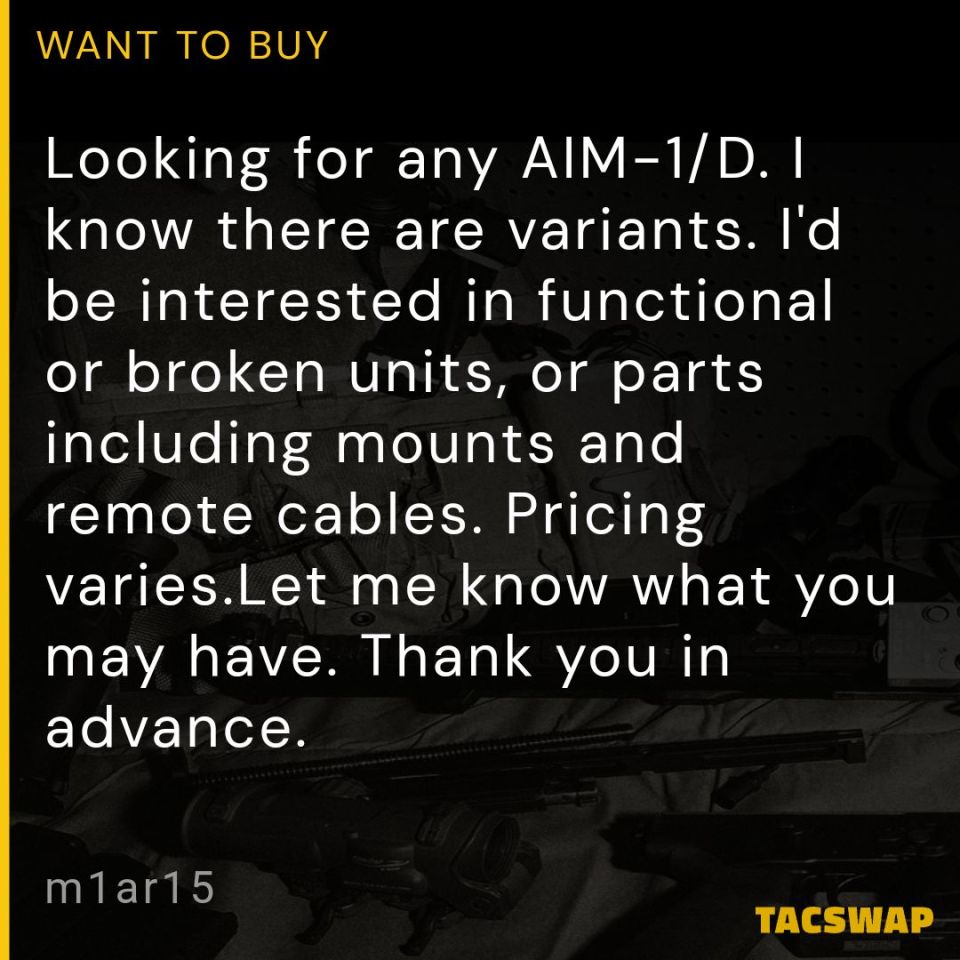 Image 1 - Aim-1d laser, mounts/parts