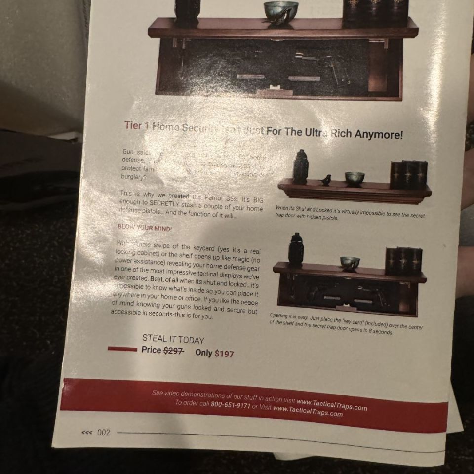 Image 3 - Tactical Traps Shelf (Black)