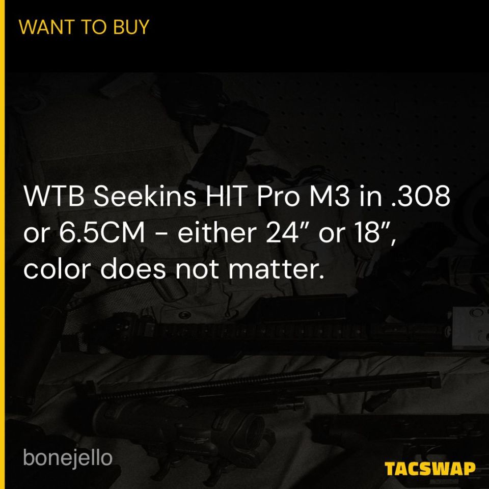 Image 1 - WTB Seekins HIT Pro M3