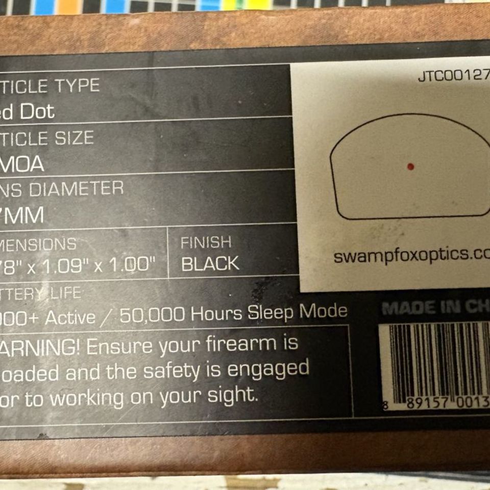 Image 2 - Swampfox optics Justice RMR