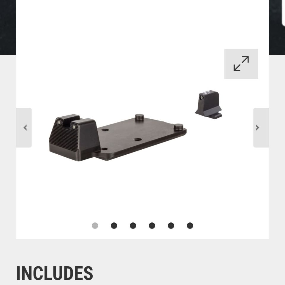 Image 2 - Trijicon P320 RMR Plate